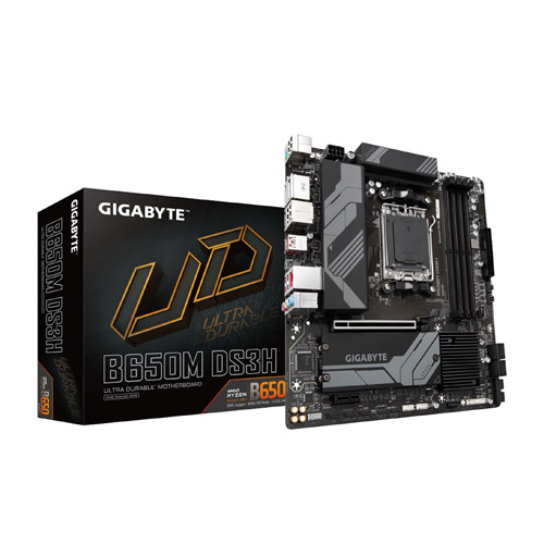 Gigabyte B650M DS3H Ddr5 Am5 Micro Atx Motherboard (B650M-DS3H)