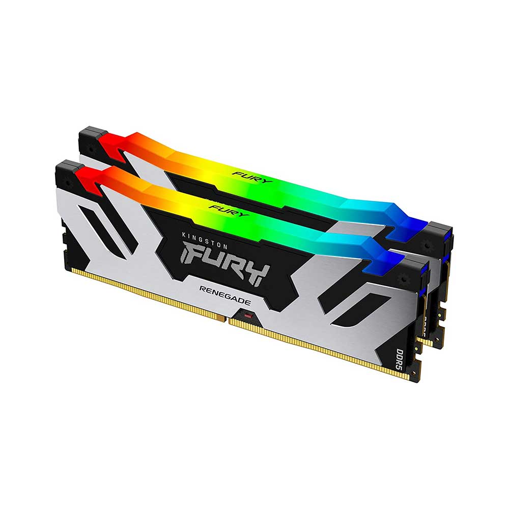 Kingston Fury Renegade Rgb 32Gb (16Gbx2) 6000Mhz CL32 Desktop Ram (KF560C32RSAK2-32)