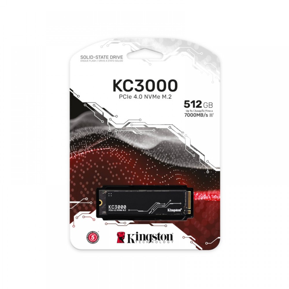 Kingston KC3000 Pcie 4.0 Nvme M.2 512Gb Internal Ssd (SKC3000S-512G)