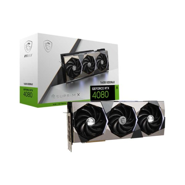 Msi GeForce Rtx 4080 16Gb Suprim X Graphics Card