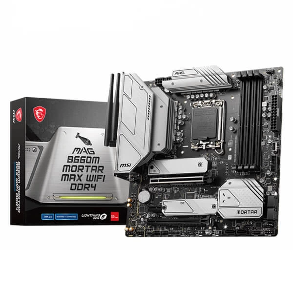 Msi Mag B660M Mortar Max Wifi Ddr4 Motherboard (MAG-B660M-MORTAR-MAX-WIFI-DDR4)