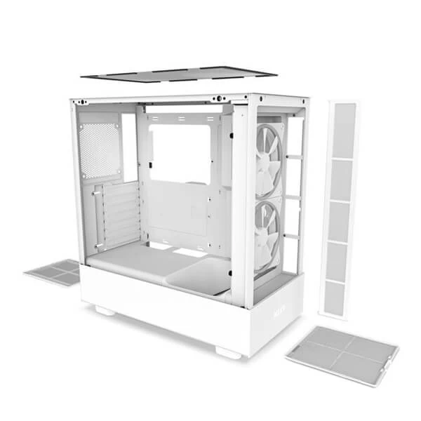 Nzxt H5 Elite E-Atx Mid Tower Cabinet (White) (CC-H51EW-01)