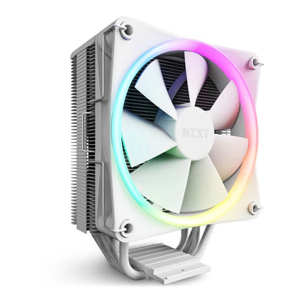 Nzxt T120 Rgb Cpu Air Cooler White (Single Pack) (RC-TR120-W1)