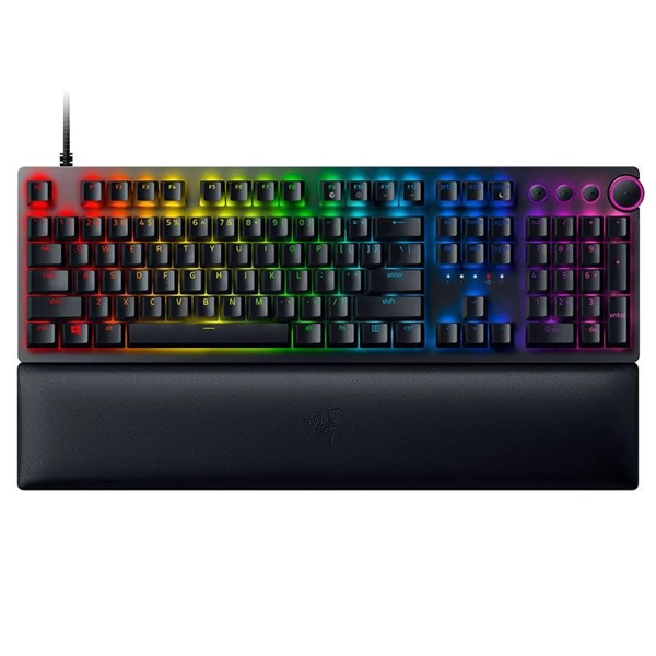 Razer Huntsman V2 Mechanical Gaming Keyboard Clicky Optical Purple Switches (RZ03-03930300-R3M1)