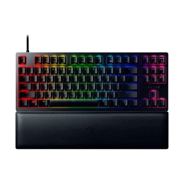 Razer Huntsman V2 Tenkeyless Mechanical Gaming Keyboard Clicky Optical Purple Switches (RZ03-03940300-R3M1)