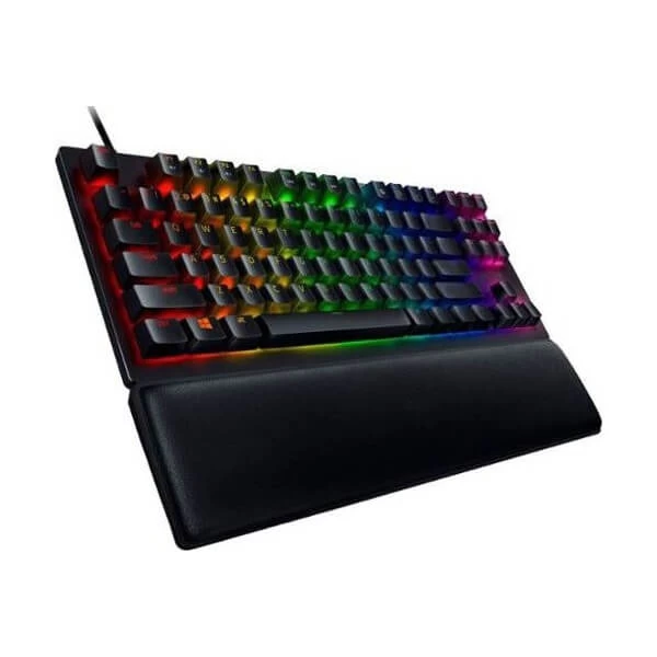 Razer Huntsman V2 Tenkeyless Mechanical Gaming Keyboard Clicky Optical Purple Switches (RZ03-03940300-R3M1)