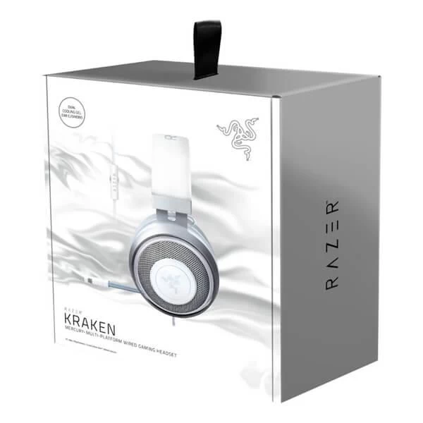 Razer Kraken 7.1 Gaming Headset (Mercury White) (RZ04-02830400-R3M1)