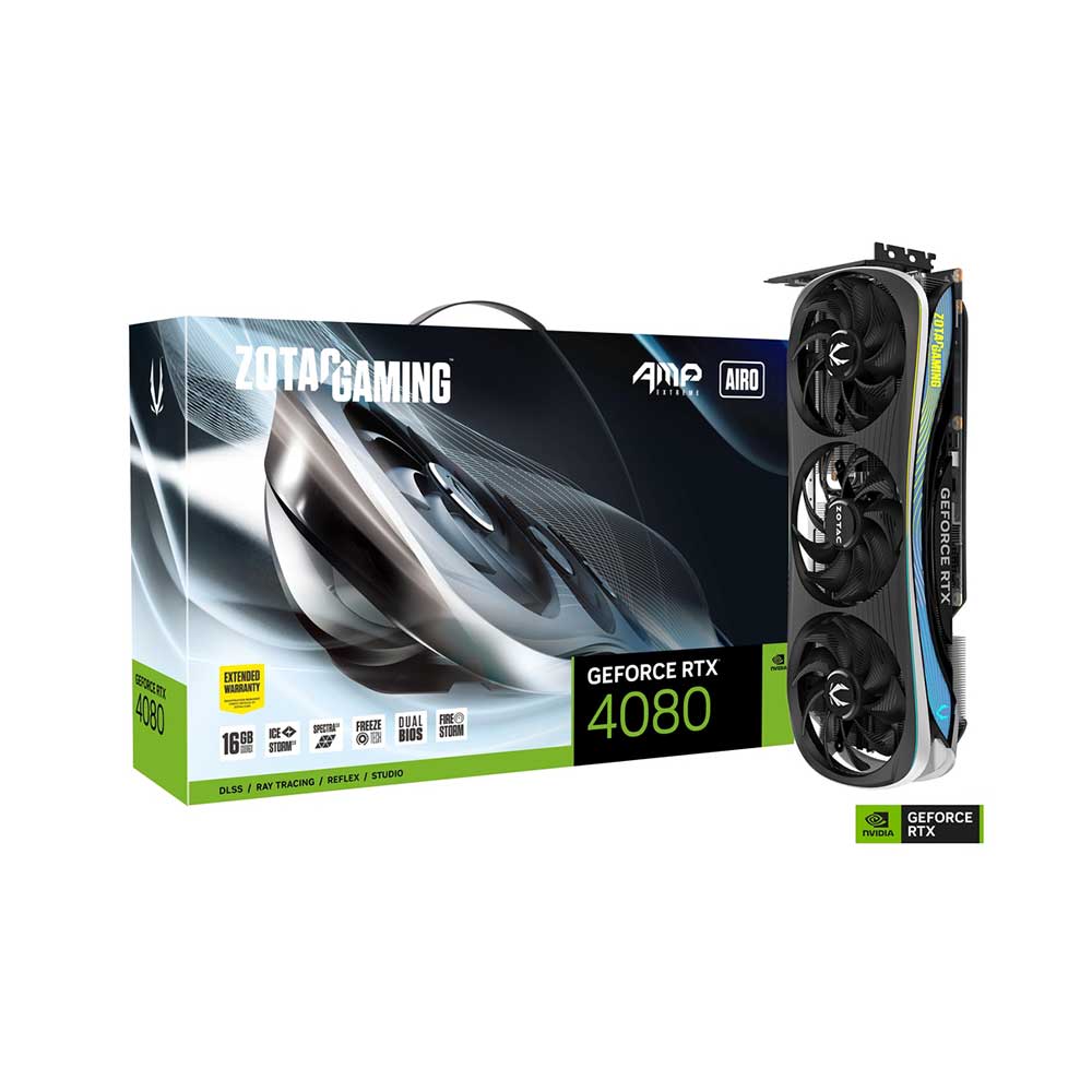 Zotac GeForce Rtx 4080 16Gb Amp Extreme Airo Gaming Graphics Card (ZT-D40810B-10P)