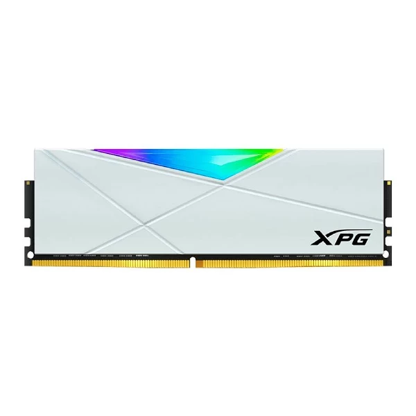 Adata Xpg Spectrix D50 Rgb 16GB (16Gbx1) Ddr4 3200MHz Desktop Ram (White) (AX4U320016G16A-SW50)