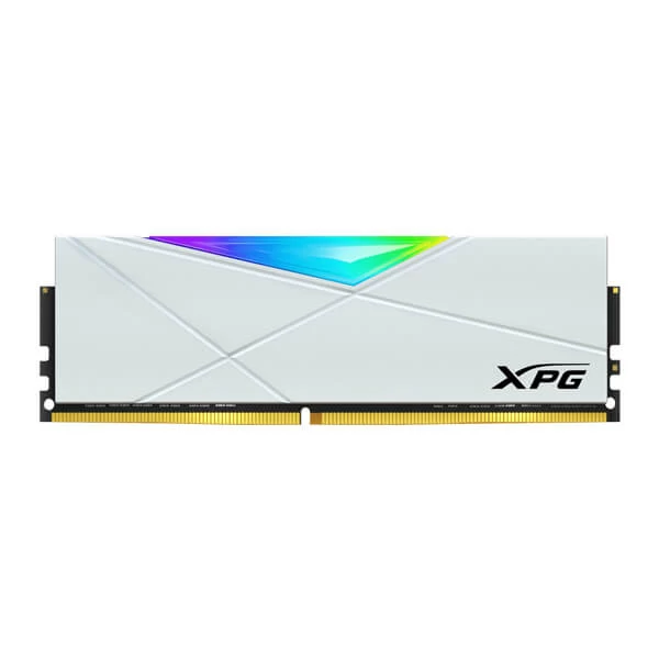Adata Xpg Spectrix D50 Rgb 16GB (16Gbx1) Ddr4 3600MHz Desktop Ram (White) (AX4U360016G18I-SW50)