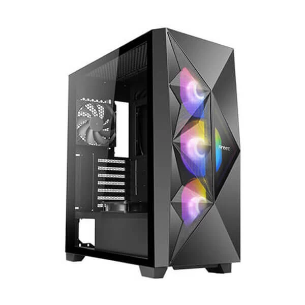 Antec DF800 Flux Argb Atx Mid Tower Cabinet With Tempered Glass Side Panel (Black) (DF800-FLUX-ARGB-BLACK)