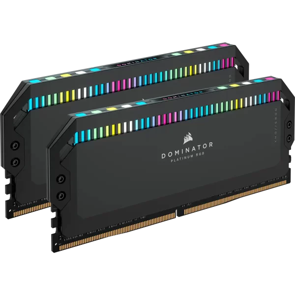 Corsair Dominator Platinum Rgb 32Gb (16Gbx2) Ddr5 Dram 6000Mhz C36 Desktop Ram (Black) (CMT32GX5M2X6000C36)