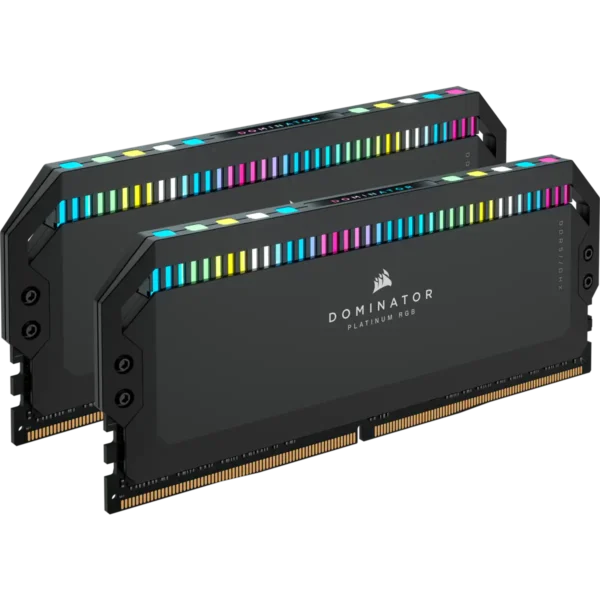 Corsair Dominator Platinum Rgb 32Gb (16Gbx2) Ddr5 Dram 6000Mhz C36 Desktop Ram (Black) (CMT32GX5M2X6000C36)