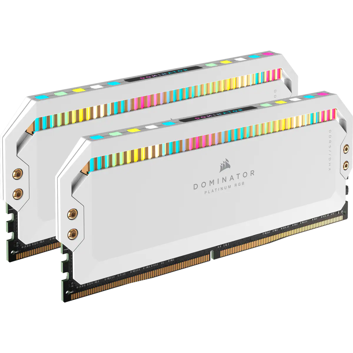 Corsair Dominator Platinum Rgb 64Gb (32Gbx2) Ddr5 Dram 5600Mhz C40 Desktop Ram (White) (CMT64GX5M2B5600C40W)