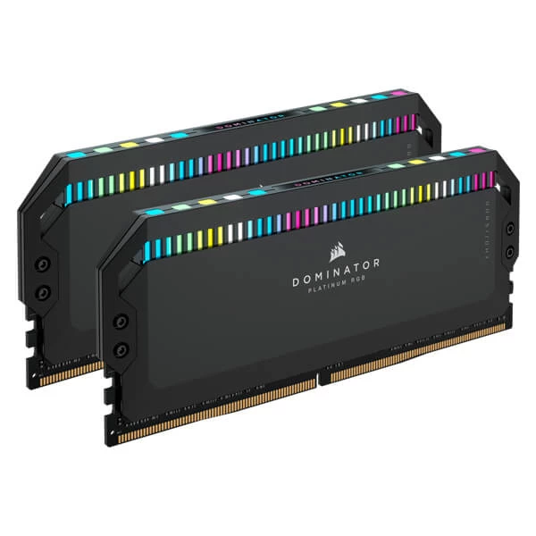 Corsair Dominator Platinum Rgb 32Gb (16Gbx2) Ddr5 5600MHz Ram (Black) (CMT32GX5M2B5600C36)