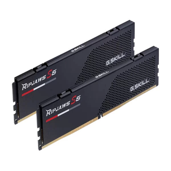 GSkill Ripjaws S5 64Gb (32Gbx2) Ddr5 6000MHz Desktop Ram (Black) (F5-6000J3238G32GX2-RS5K)