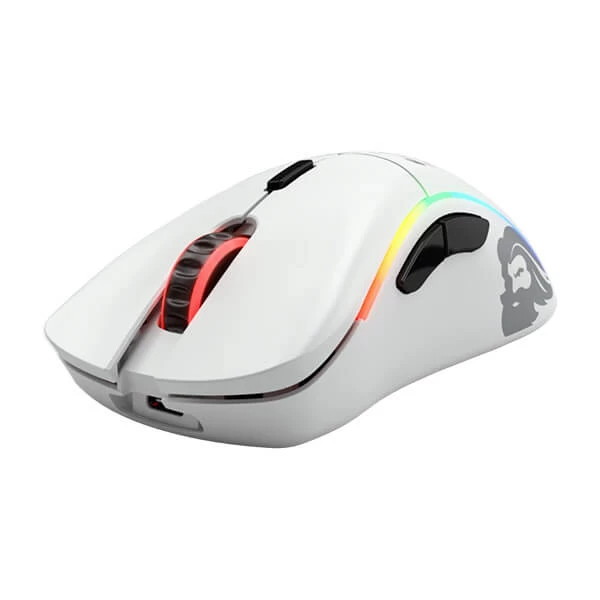 Glorious Model D Rgb Wireless Gaming Mouse (Matte White) (GLO-MS-DW-MW)