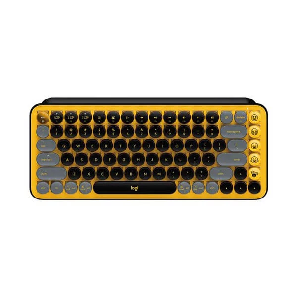 Logitech Pop Keys Wireless Mechanical Keyboard (Blast) (920-010577)