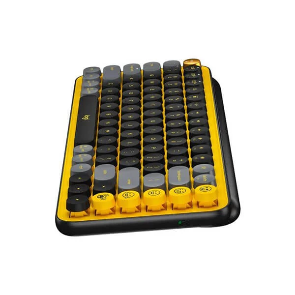 Logitech Pop Keys Wireless Mechanical Keyboard (Blast) (920-010577)