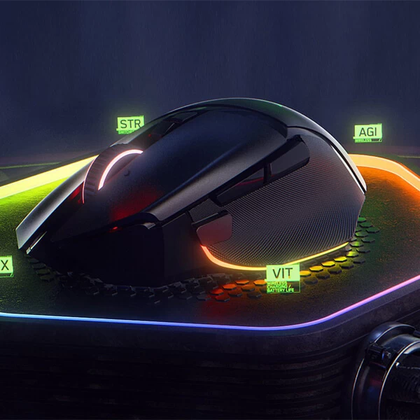 Razer Basilisk V3 Pro Wireless Gaming Mouse, HyperScroll Tilt