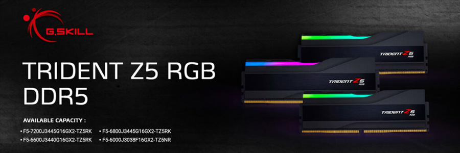 gskill trident z5 rgb ddr5 desktop memory banner