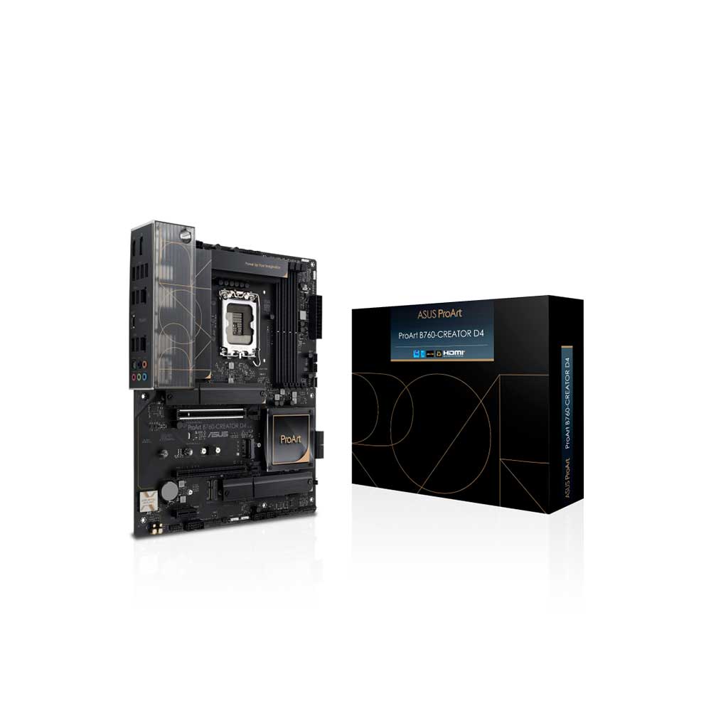 Asus ProArt B760-Creator D4 Lga1700 Atx Motherboard (ProArt-B760-CREATOR-D4)