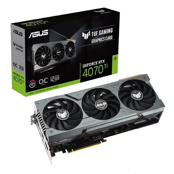Asus Tuf Gaming GeForce Rtx 4070 Ti Oc Edition 12Gb Gddr6X Graphics Card (TUF-RTX4070TI-O12G-GAMING)