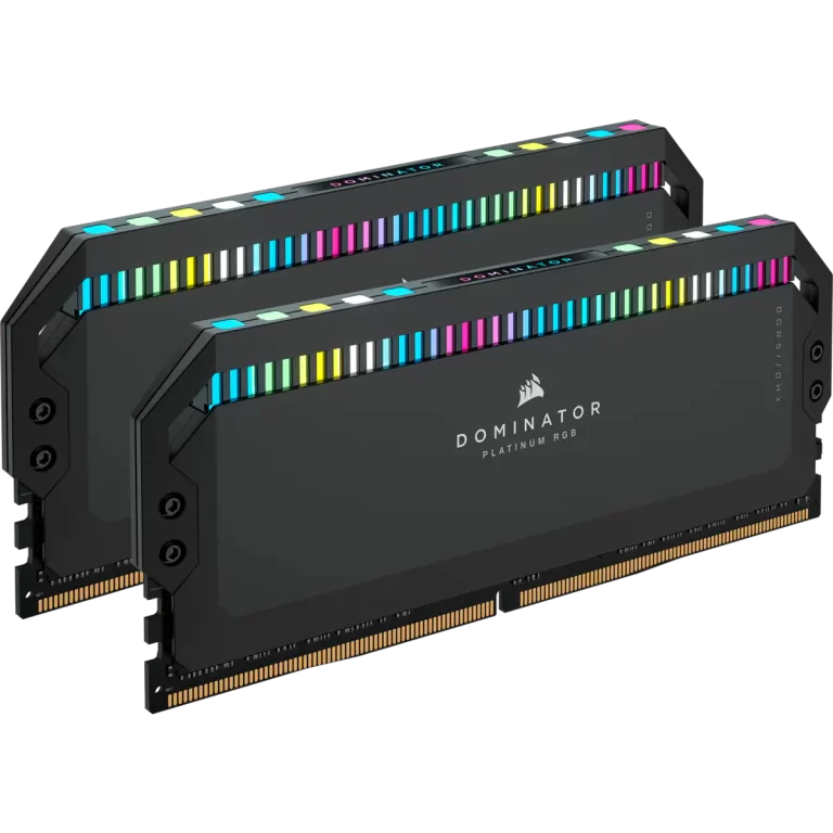 Corsair Dominator Platinum 32Gb(2x16Gb) Ddr5 Rgb Dram 7200Mhz CL34 Desktop Ram (CMT32GX5M2X7200C34)