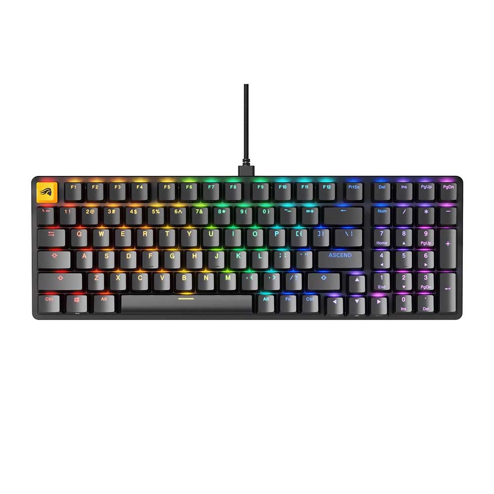 Glorious Modular Mechanical Keyboard 2 Fox Switches GMMK2 96% Full Size (Black) (GLO-GMMK2-96-FOX-B)