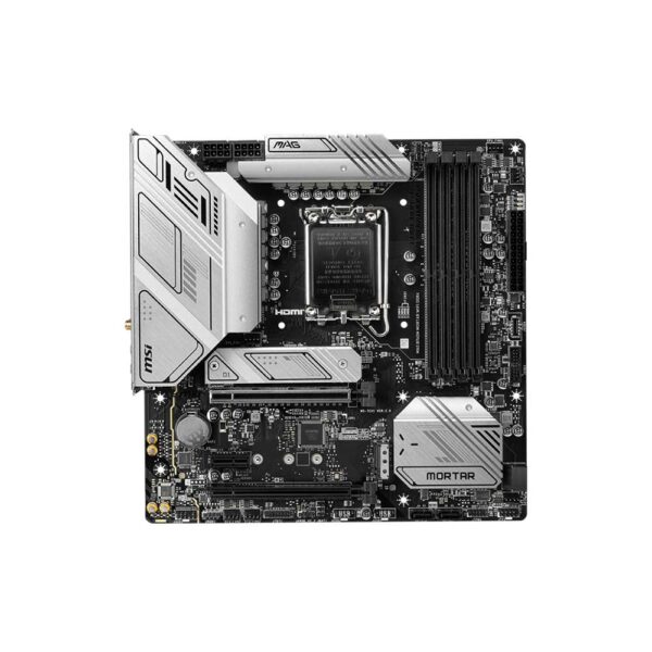 Msi Mag B760M Mortar Wifi Ddr4 Lga1700 Matx Motherboard (MAG-B760M-MORTAR-WIFI-DDR4)