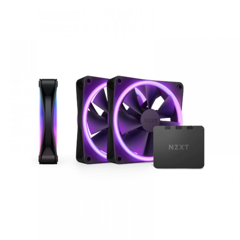 Nzxt F120 Rgb Duo 120mm Fan Triple Pack Cabinet Fan (Black) (RF-D12TF-B1)