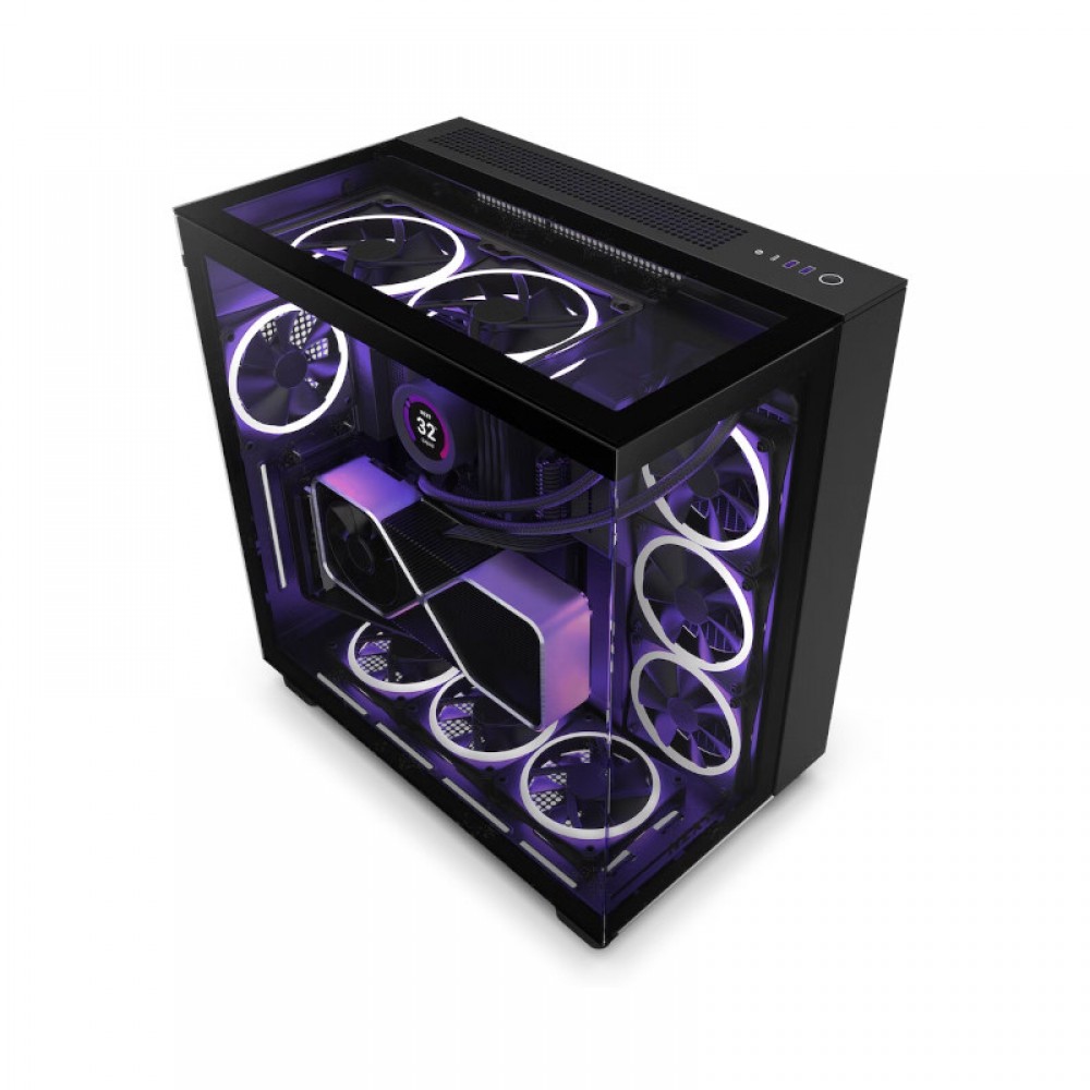 Nzxt H9 Elite Atx Mid Tower Cabinet Black (CM-H91EB-01)