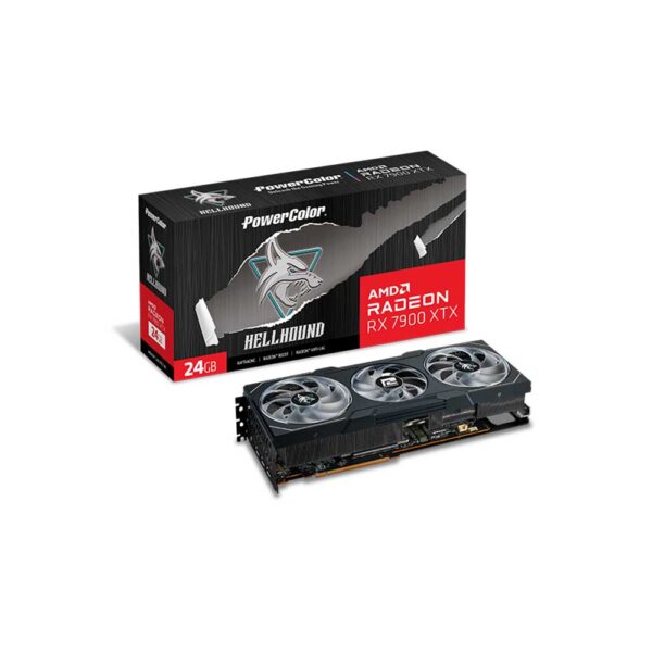 Powercolor Hellhound Amd Radeon Rx 7900 Xtx 24Gb Gddr6 Graphics Card