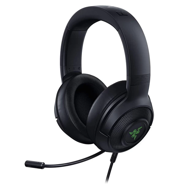 Razer Kraken V3 X 7.1 Surround Sound Rgb Gaming Over Ear Headset With Mic (Black) (RZ04-03750100-R3M1)