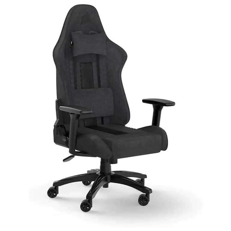 Corsair TC100 Relaxed Gaming Chair (Fabric Black/Black) (CF-9010051-WW)