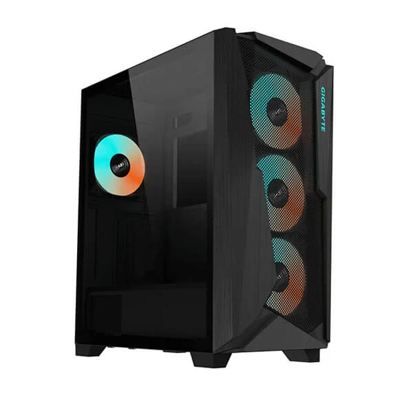Gigabyte C301 Glass Argb Eatx Mid Tower Cabinet (Black) (GB-C301G)