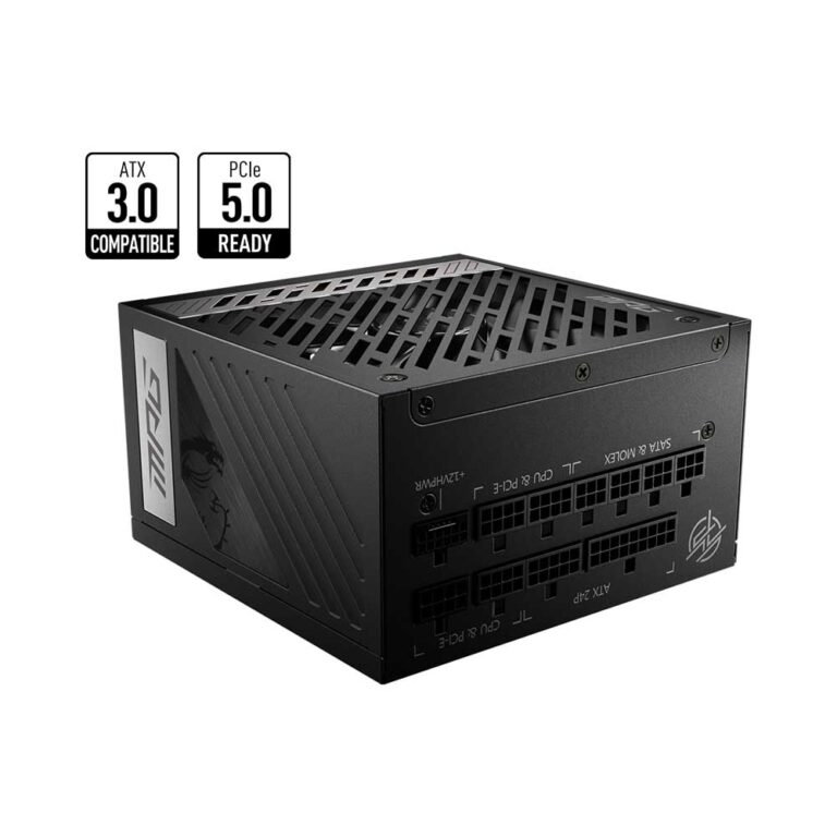 Msi Mpg A1000G Pcie5 1000 Watt Power Supply (MPG-A1000G-PCIE5)