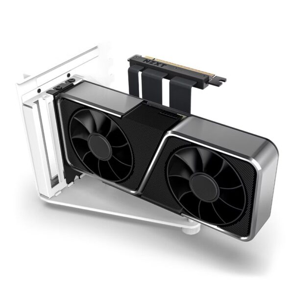 Nzxt Vertical Gpu Mounting Kit With 175mm PCIe 4.0 Riser Cable (White) (AB-RH175-W1)