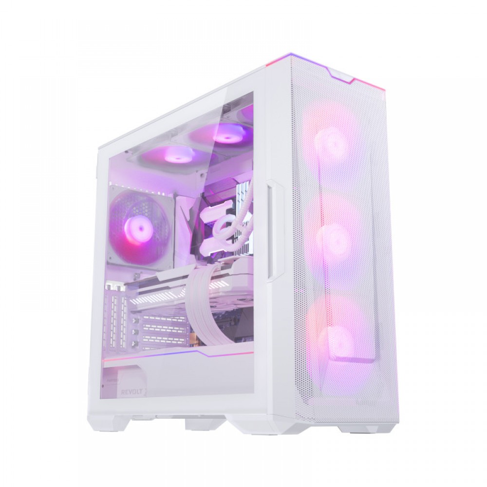 Phanteks Eclipse G500A Atx Mid Tower Cabinet (White) (PH-EC500GA-DMW01A)