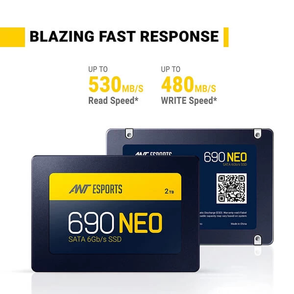 Ant Esports 690 Neo 2Tb Sata Internal Ssd (690-NEO-SATA-2TB)