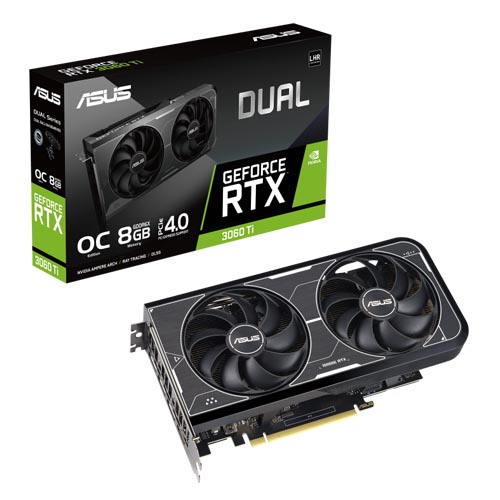 Asus Dual GeForce Rtx 3060 Ti Oc Edition 8Gb Gddr6X Graphics Card (DUAL-RTX3060TI-O8GD6X)