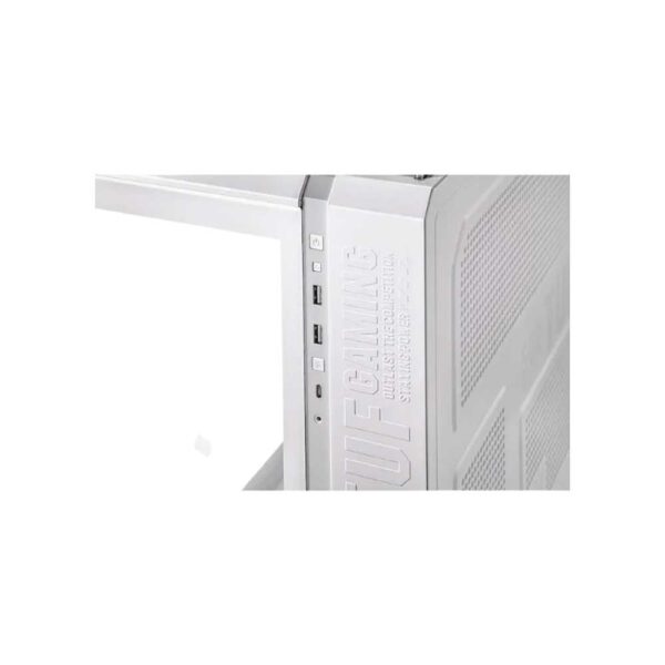 Asus Tuf GT502 Micro Atx Mid Tower Cabinet (White) (TUF Gaming WHITE GT502)