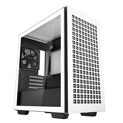 Deepcool CH370 WH Micro Atx Mid Tower Cabinet (White) (R-CH370-WHNAM1-G-1)