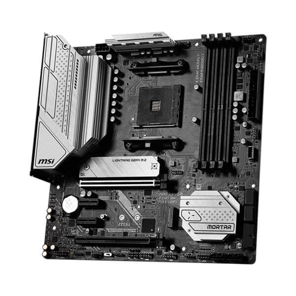 Msi Mag B550M Mortar Max Wifi Am4 Micro Atx Motherboard (MAG-B550M-MORTAR-MAX-WIFI)