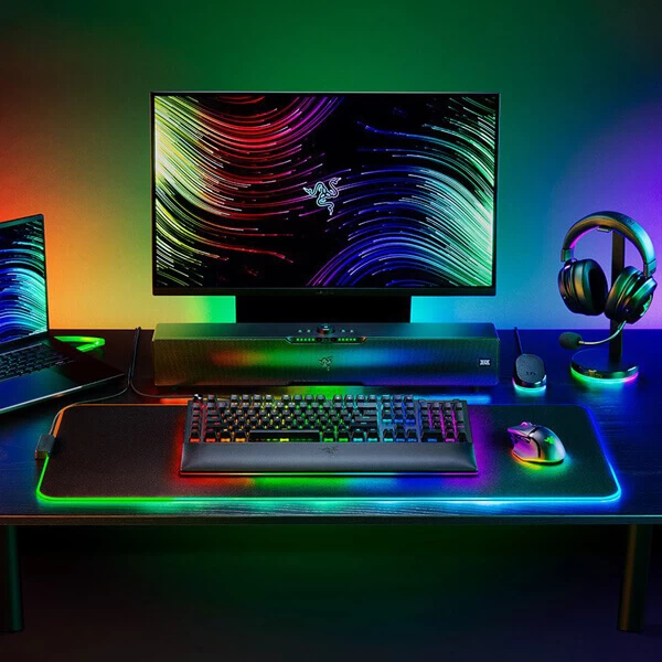 Razer BlackWidow V4 Pro Mechanical Gaming Keyboard (Yellow Switches) (RZ03-04681800-R3M1)