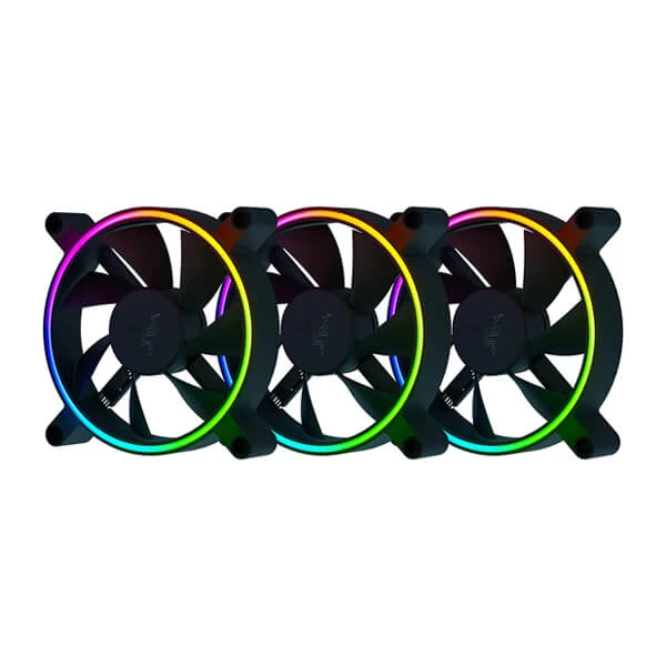 Razer Kunai Chroma Rgb 120mm Cabinet Fan (Triple Pack) (RC21-01810100-R3M1)