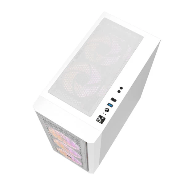 Ant Esports 250 Air Argb Atx Mid Tower Cabinet (White) (250-AIR-WHITE)