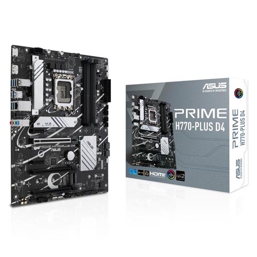 Asus Prime H770-Plus D4 Lga1700 Atx Motherboard (Prime-H770-PLUS-D4)