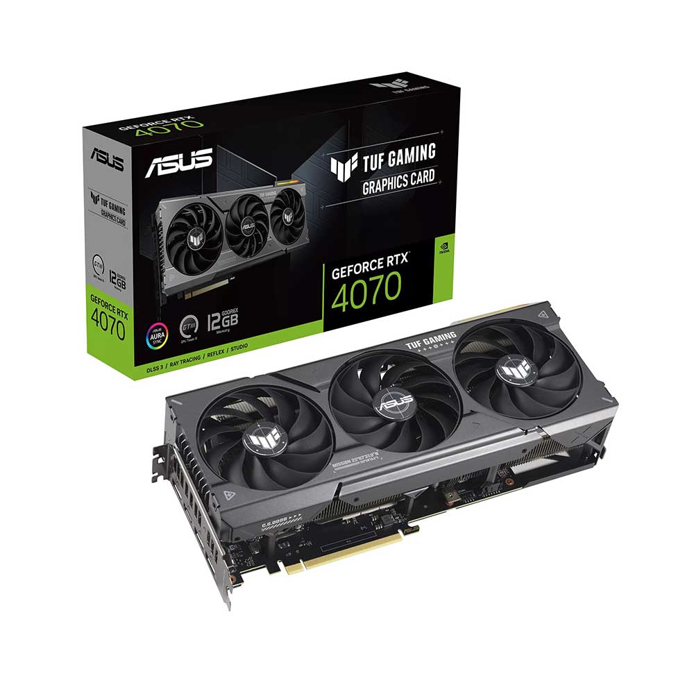 Asus Tuf Gaming GeForce Rtx 4070 12Gb Gddr6X Graphics Card (TUF-RTX4070-12G-GAMING)