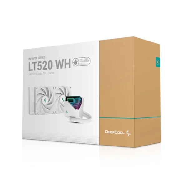 Deepcool LT520 240mm Liquid Cpu Cooler White (R-LT520-WHAMNF-G-1)